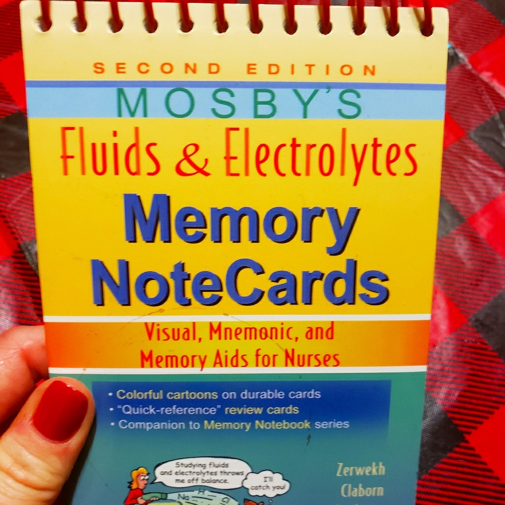Mosby's Fluid & Electrolytes Memory Notecards